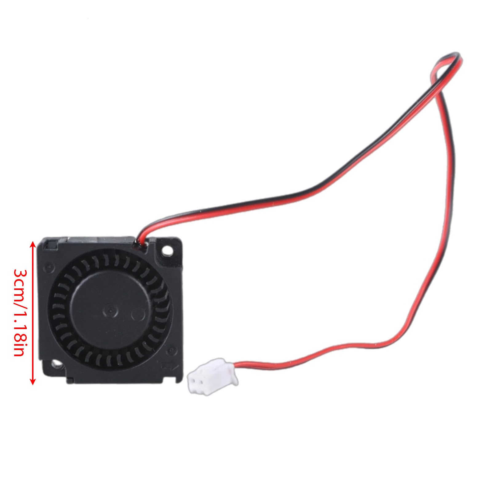 Haiki Ventilatori di raffreddamento brushless 3010 30x30x10mm Turbine Cuscinetto Ventilatori Ventola di Raffreddamento 2Pin Terminali 5V/12V/24V