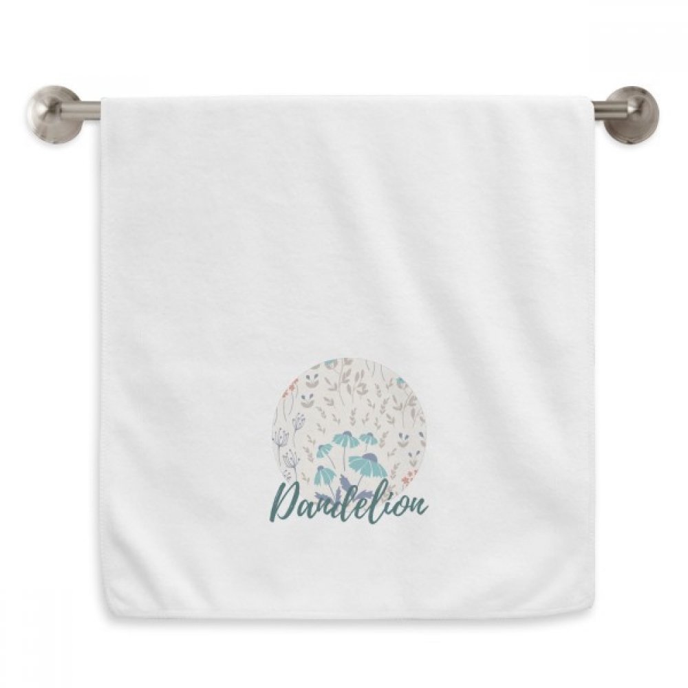 Serviette fleur beige absorbante motif diadème végétal 13x29 pouces