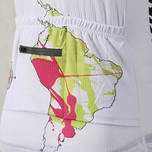 Maillot de vélo homme anti-transpiration vêtement manches courtes été L