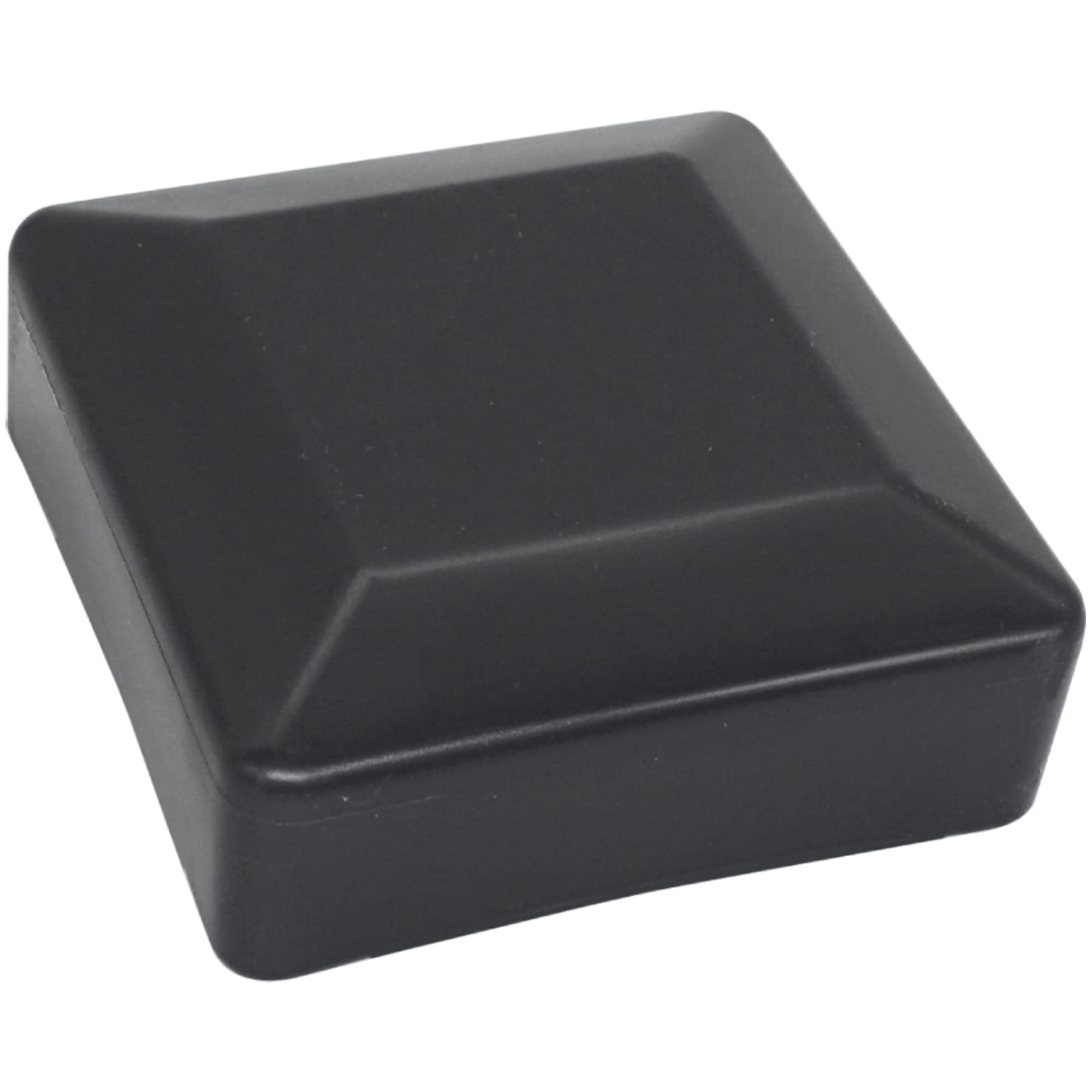 SKIR'CO (20 pcs) Fence Post Caps, Square 70 x 70 mm Grey Plastic Caps for Fence Posts, Anthracite Grey RAL 7016 Colour