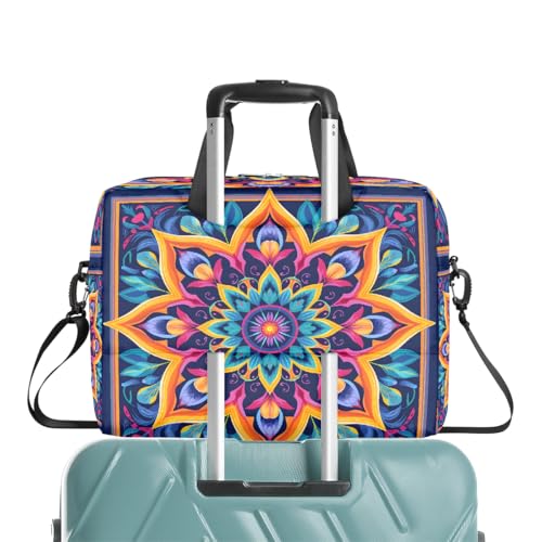 Bolso para portátil Bohemian Flowers Mandala 16 pulgadas miniatura 7