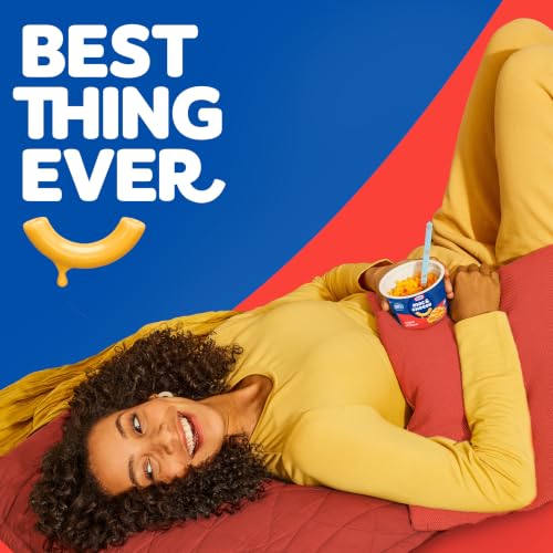 Image of Kraft Mac and Cheese Dinner, 4 Microwaveable Cups, Triple Cheese, 2.05 oz