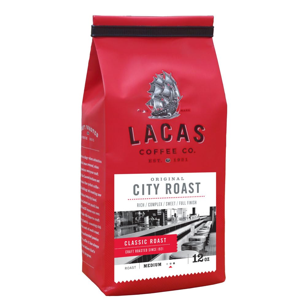 Lacas Coffee Company Original City Roast Whole Bean 12 oz.