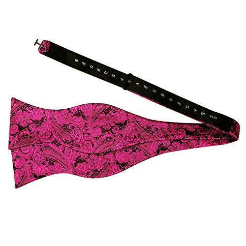 Image of Alizeal Mens Paisley Adjustable Bow Tie Set