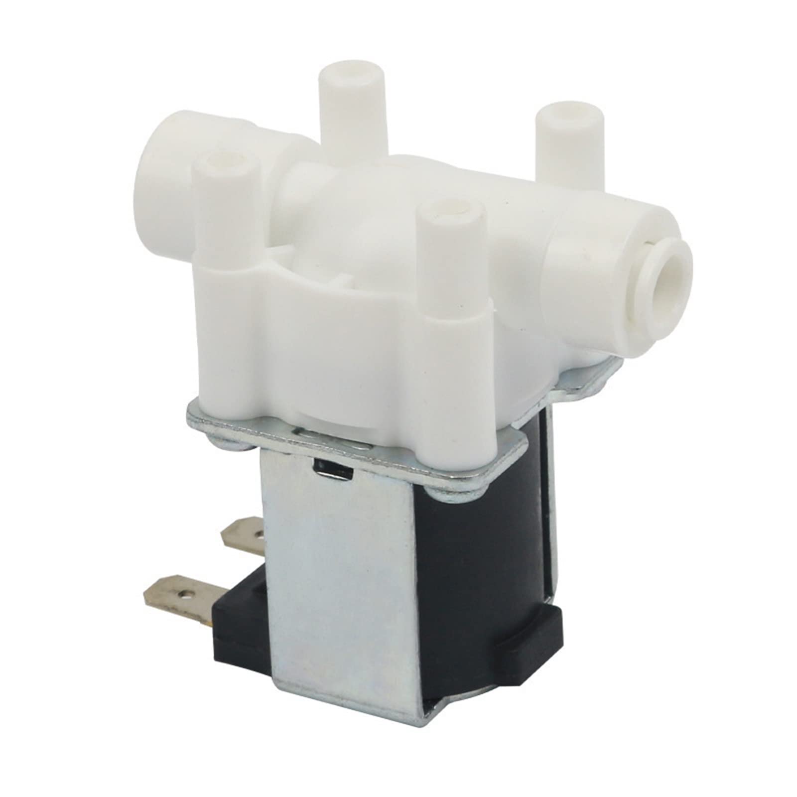 Normalnie zamknięty elektryczny zawór elektromagnetyczny, DC 12 V, przełącznik przepływu wody, 1/4 cala; 12 V, 24 V, 220 V, regulator magnetyczny 1 szt. (DC 12 V)