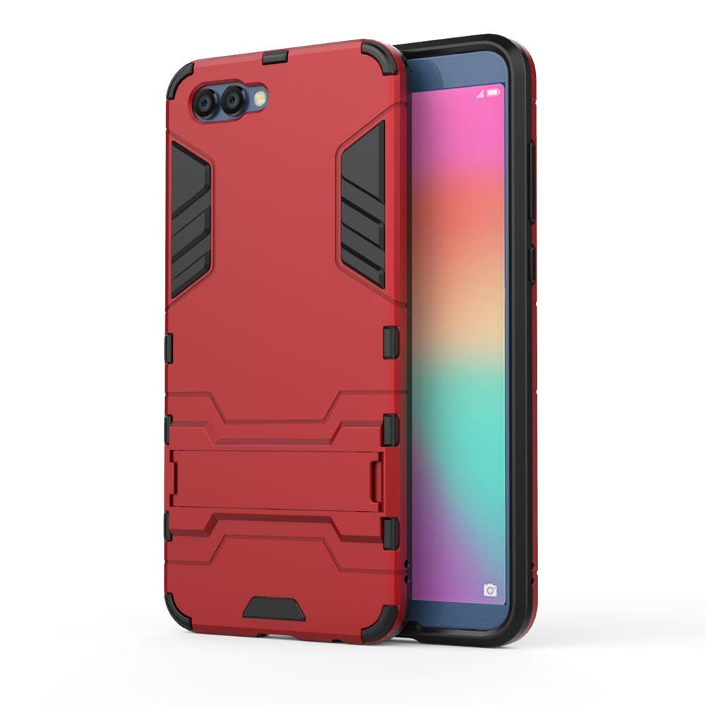 Funda Huawei Honor 9, MHHQ 2in1 Armadura Combinación A Prueba de Choques Heavy Duty Escudo Cáscara Dura PC + Suave TPU Silicona Rubber Case Cover con soporte para Huawei Honor 9 -Black Plus Gray — view 12