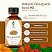 SVA Fenugreek Seed Oil - 1 Fl Oz – 100% Natural Cold Pressed Fenugreek Oil - for Face, Skin Care, Hair Care, Scalp Massage & Body Massage – Carrier Oil with Dropper