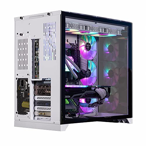 Image of Velztorm Lux Gaming Desktop PC (AMD Ryzen 9 5950X, AMD Radeon RX 9060 XT, 32GB DDR4, 2TB PCIe SSD, 360mm AIO, 1000W PSU, RJ-45, 1 Display Port, HDMI, Win 11 Home)