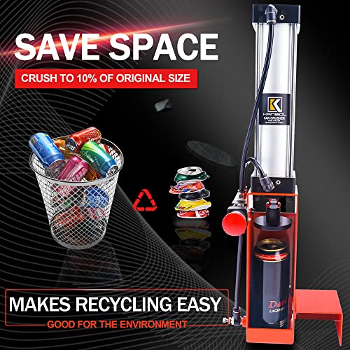 Pneumatic Can Crusher For Recycling 12 Oz. And 16 Oz. Soda Beer Can Crusher Smasher Wall Mounted For Aluminum Cans #TOP2