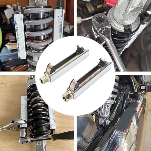 Compresor de resorte helicoidal para cambiar amortiguador de moto seguro 4