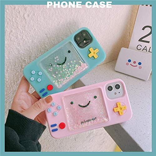 Unnfiko Squishy 3D Cartoon Game Case Compatible With Iphone 11, Creative Liquid Stars Funny Play Case Soft Rubber Protective Cover For Girls Women (Blue, Iphone 11) #TOP3