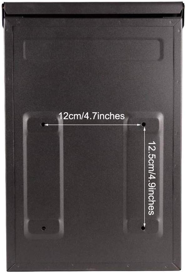 HBJWOV Letter Box, Wall-Mounted Magazine Door Newspaper Decoration Family