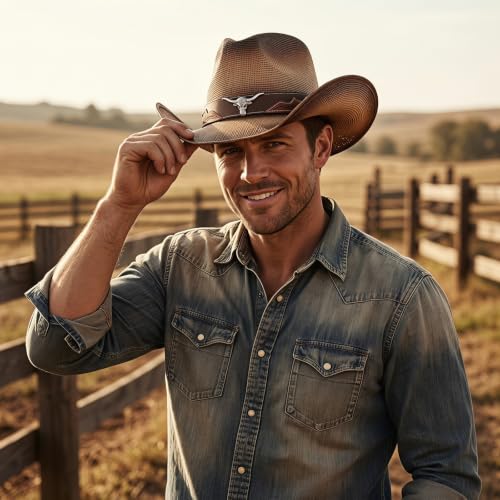 Image of Straw Cowboy Hats for Women and Men