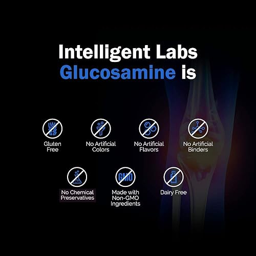 Miniatura 6 de Intelligent Labs Complejo de alta resistencia de glucosamina y condroitina con MSM | 180 cápsulas | Apoyo del sistema inmunológico | con suplementos
