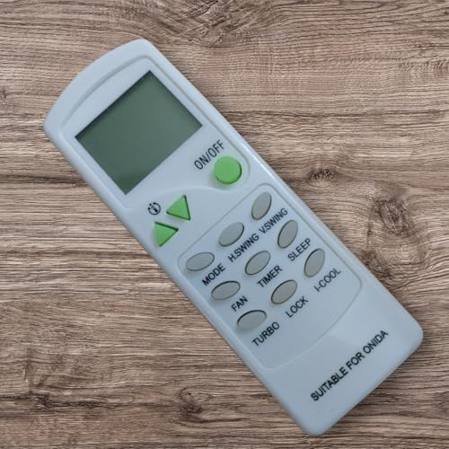 Image of Sanavya AC Remote Control - Compatible Replacement for Split & Window Air Conditioners - Replicates Genuine Remote Functions (Onida ac Remote 7c)