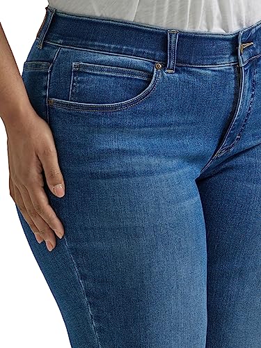 Image of Lee Women's Petite Relaxed Fit Straight Leg Jean