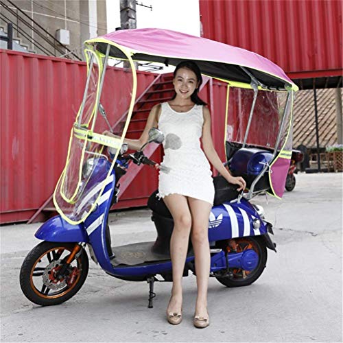 Parasol universal para motocicleta eléctrica, impermeable, grueso, para motonetas y vehículos de movilidad, protección contra la lluvia y los rayos UV