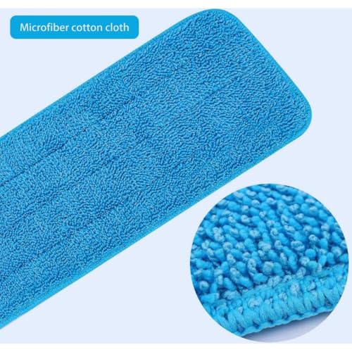 Image of Microfiber Spray Mop Pads Refill Cloth Heads, 42x14 cm, Multicolour, 3 Pieces
