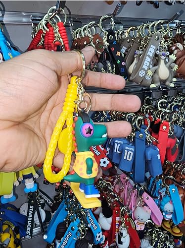 Image of OTTAVO Cute Cartoon 3D Silicone High -Quality PVC Material Keychain, Suitable for Boys and Girls - Pack of 1.
