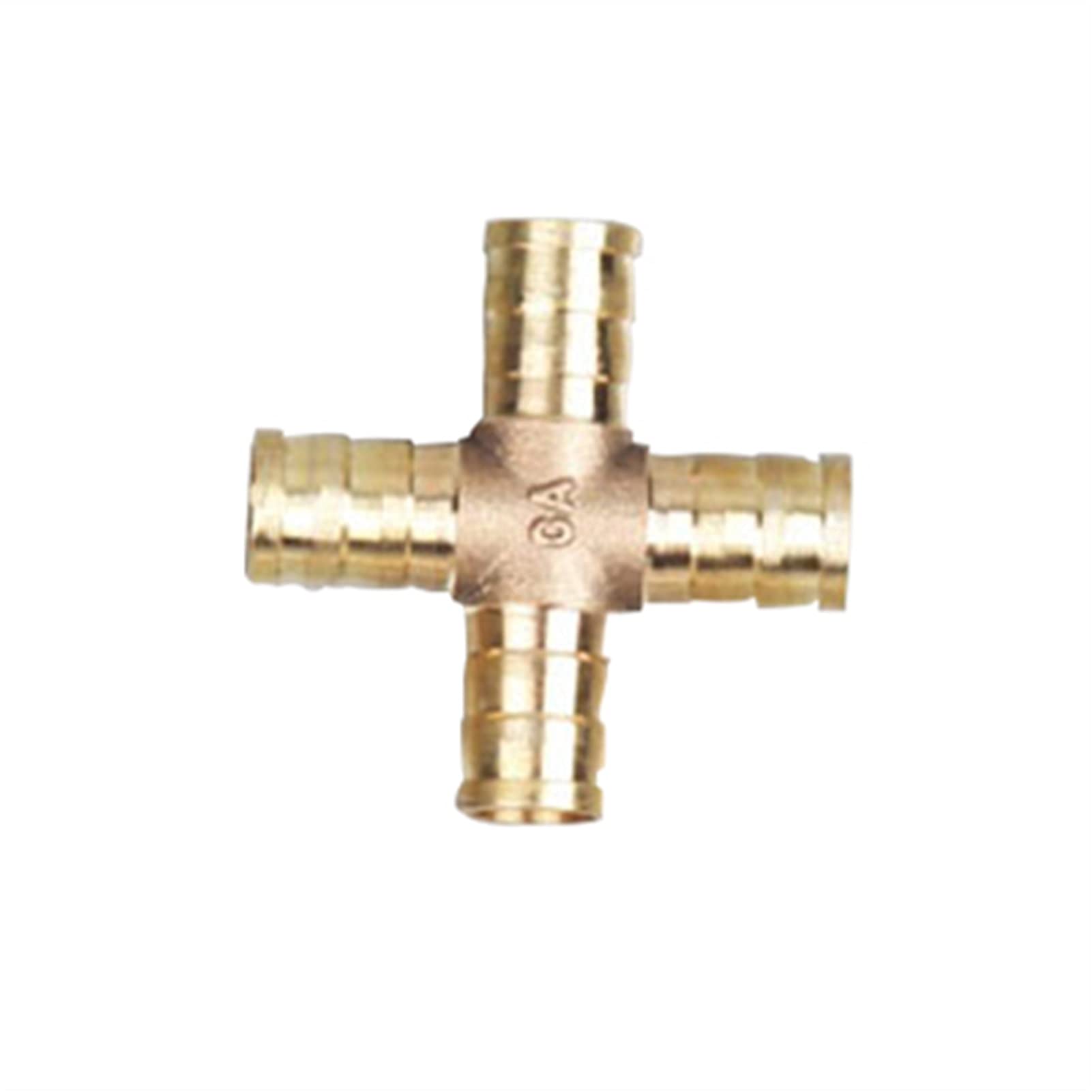 Raccordo A T In Ottone Metrico M12x1,25 Maschio - Attacco Per Tubo Da 10 Mm - 2 Pezzi Uxcell
