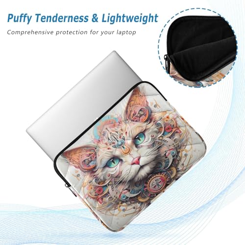 Funda para laptop 13-14 pulg. Techno Cat impermeable miniatura 5