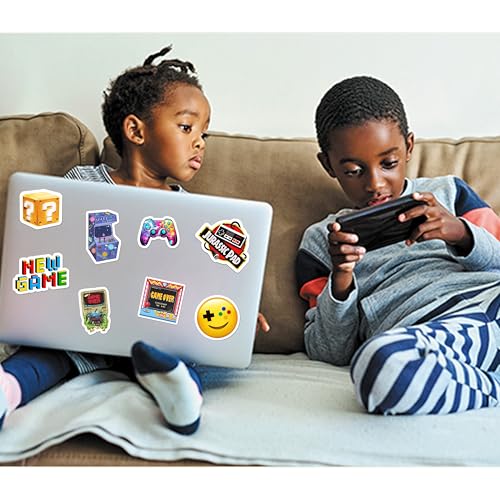 BEATRI Gaming Stickers 50Pcs Video Game Stickers Vinyl Waterproof for Water Bottles Phone, Laptop Gamer Decals for Teens Boys Mens Gamer Adults - Image 6