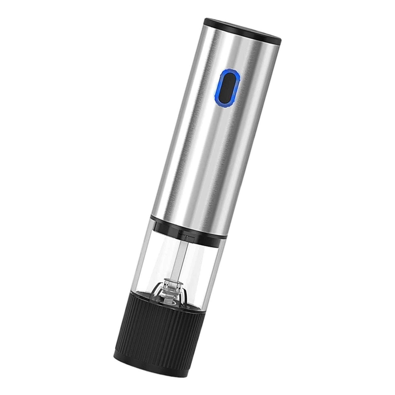 NVOQILIN Rechargeable Electric Grinder Adjustable Grinding Setting Portable Pepper Mill for Home Cooking Camping BBQ Tool Automatic Seasoning Grinder Adjustable Coarseness