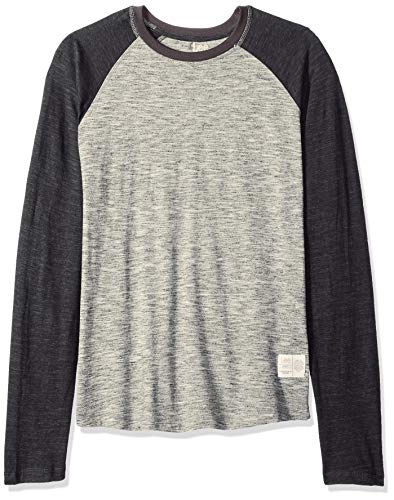 Lee Men's Long Sleeve Neck-Shirt, Mason Crew Phantom, Large