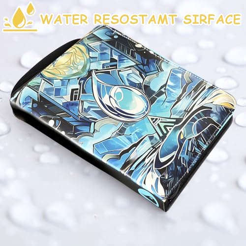 Image of Card Binder for MTG /TCG,9 Pocket Trading Card Binder for YGO /PTCG,Holds 720 Cards,Collector Card Album for Standard Game Cards,Toys Gifts(Blue)