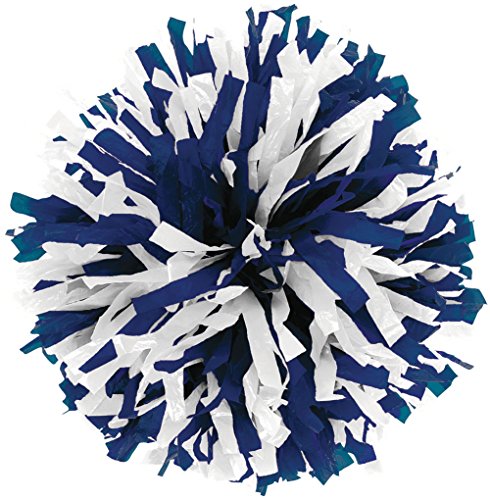 in-Stock Youth Cheerleading Pom Navy/Wht