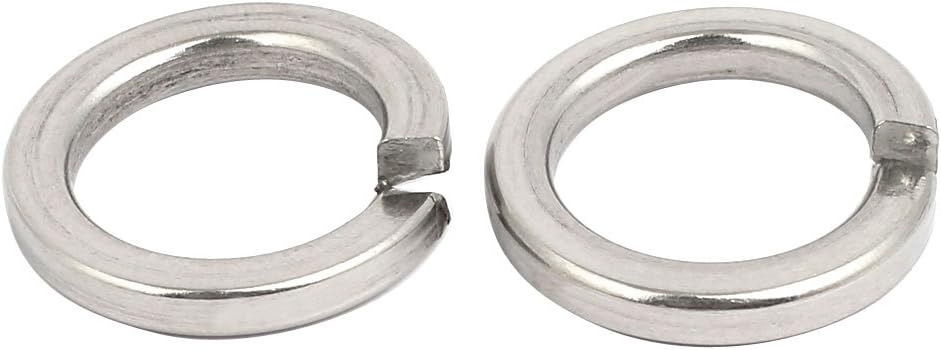 M20 304 Quality Parts Stainless Steel Split Lock Washer Silver Tone 10pcs Model:70as570qo252