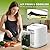 Electric Composter for Kitchen,4.2L Smart Compost Bin with 2 Carbon Filters,Quick Composting Machine Turn Food Waste to Fertilizer,Odorless/Auto-Cleaning/Outdoor&Indoor Countertop Food Waste Compost