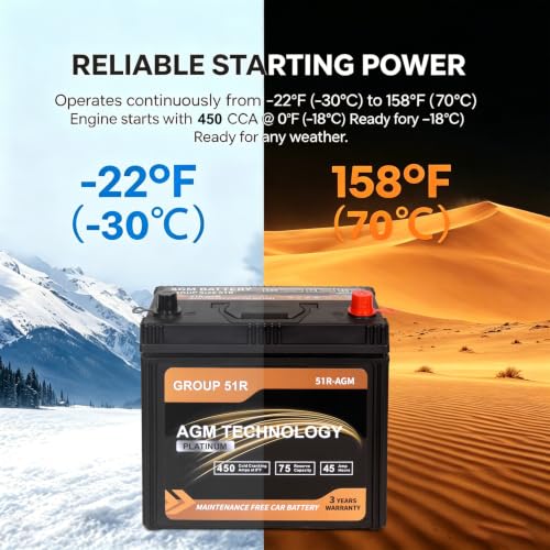 Daakmax Platinum AGM 51R Battery