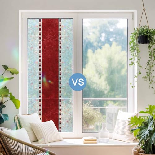 Vinilo Decorativo Rojo para Ventanas 17.7''x39.3'' miniatura 4