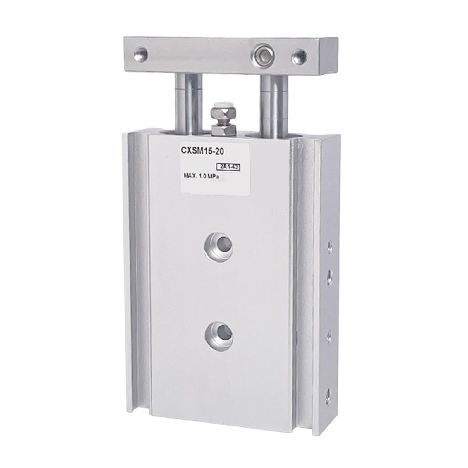 Vérin à double tige CXSM6-20 pour éviter la torsion de charge sur axe pneumatique