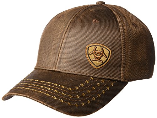 ARIAT Men's Full Oil Corner Logo, Brown, One Size