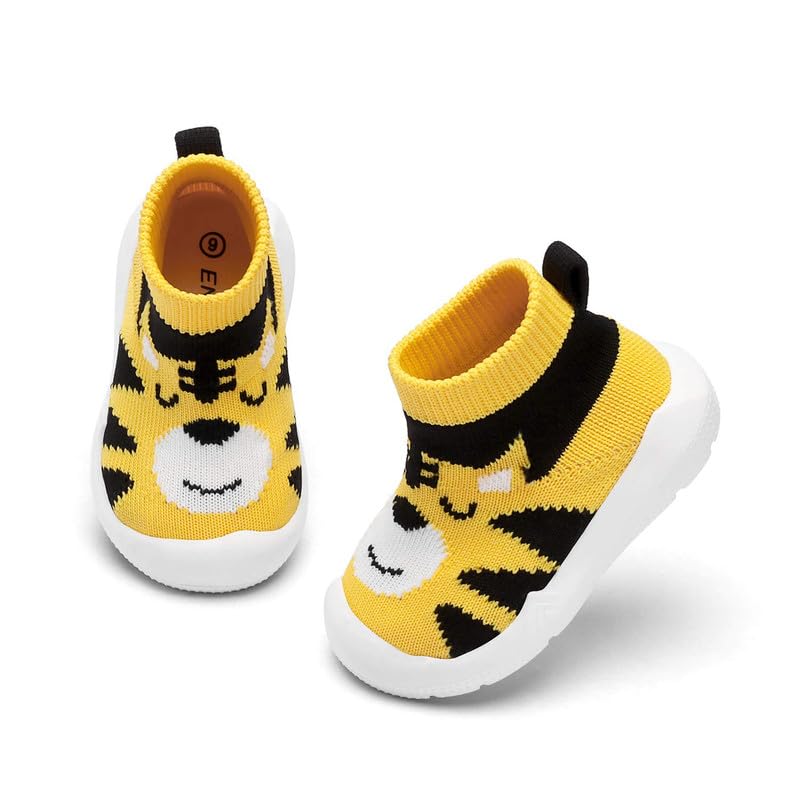 Image of Engtoy Baby Shoes & Socks - Non-Slip Breathable Slippers with Soft Rubber Sole - Baby Boys & Girls Slip On Sneakers