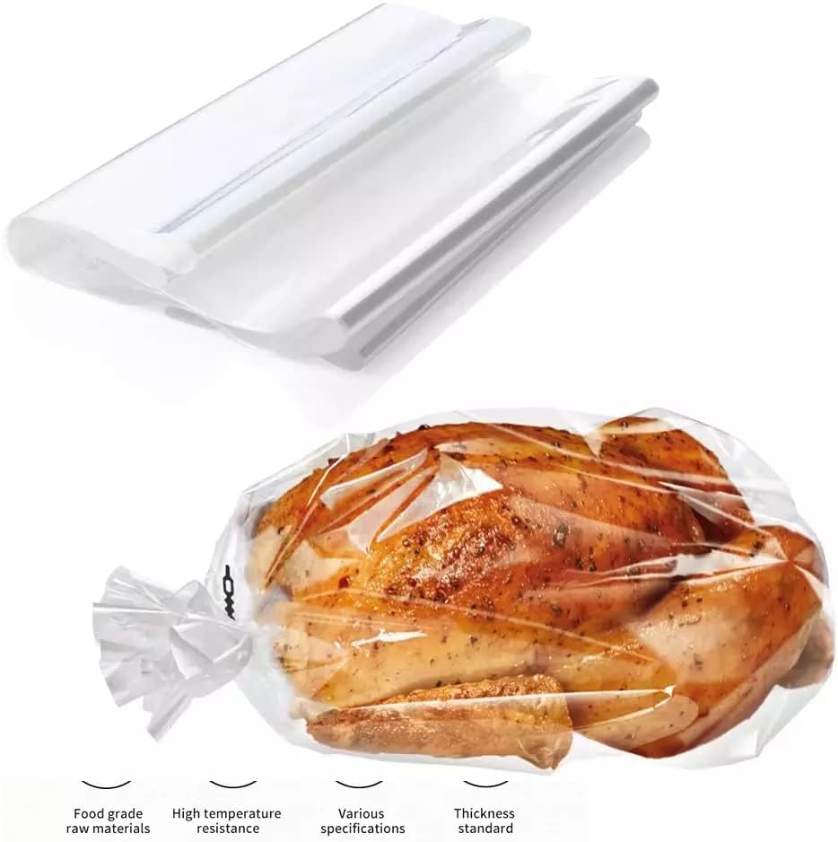 5 x Roasting Bags Flavour Seal Cooking Bags for Ovens and Microwaves Perfect for Roasting Chicken Fish Meat Turkey and Vegetables  Large Bags