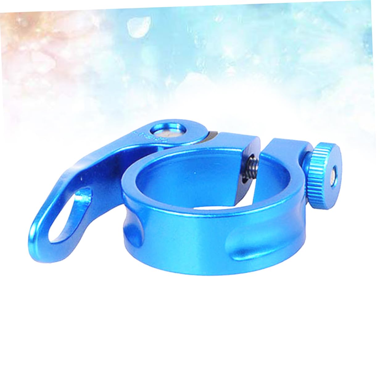 BCOATH Cycling Bike Quick Release Seatpost Clamp Durable Lightweight Easy Installation for Mountain Bikes Blue