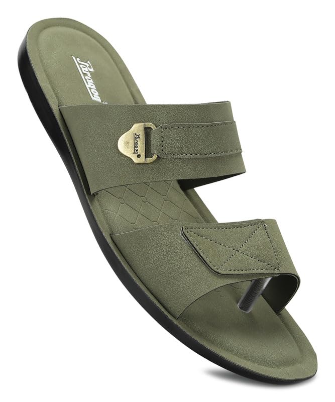 Image of PARAGON A1PUK2240G Men's Slip On Sandals | Trendy Casual Slip-on Sandals with Cushioned Footbed and Durable Construction | Perfect for Everyday Casual Wear
