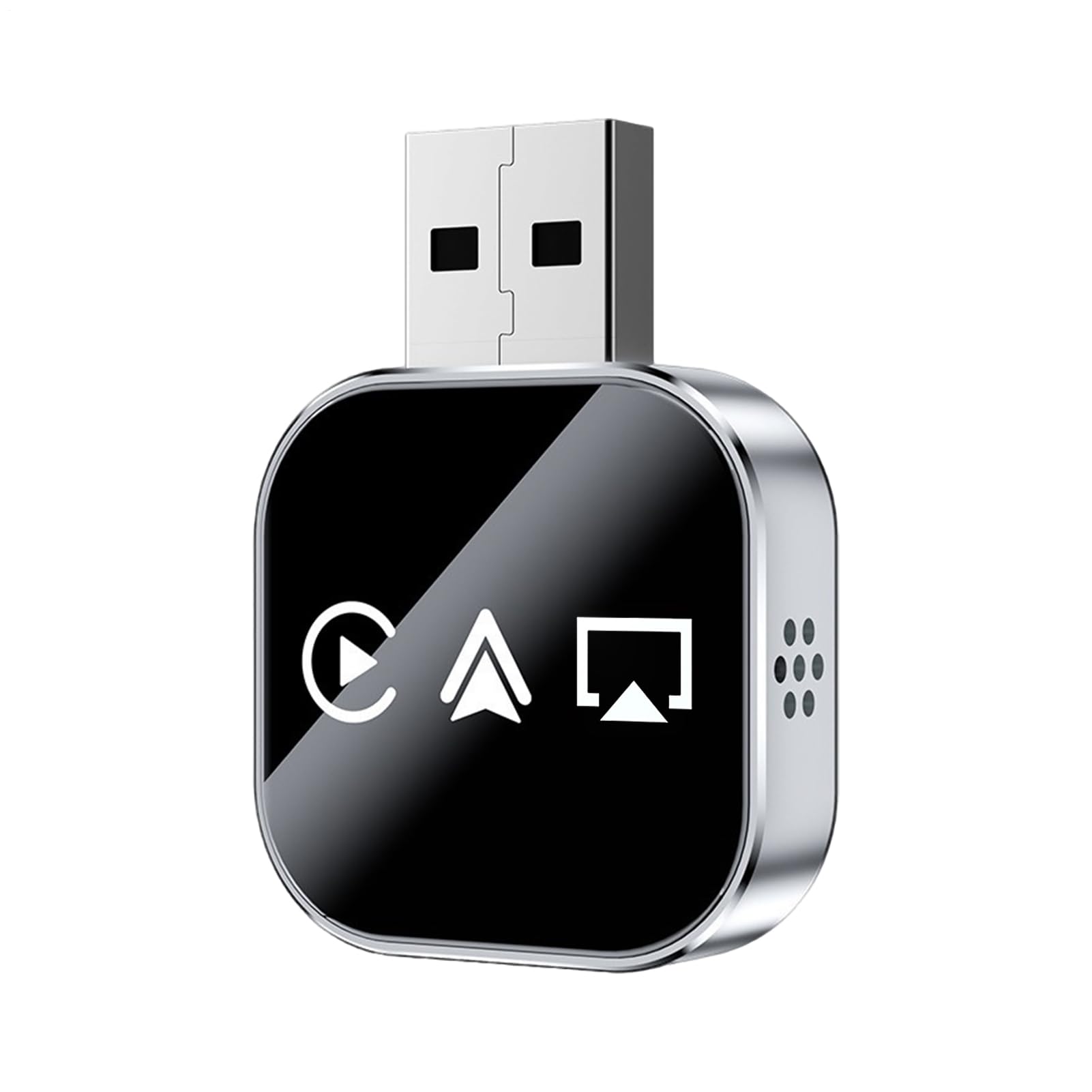 Adapter Wideo Do Samochodu Podłącz i Uruchom Konwerter | Adapter Do Mirroringu Ekranu Do Codziennych Dojazdów Długich Podróży Nawigacji Streamowania Muzyki