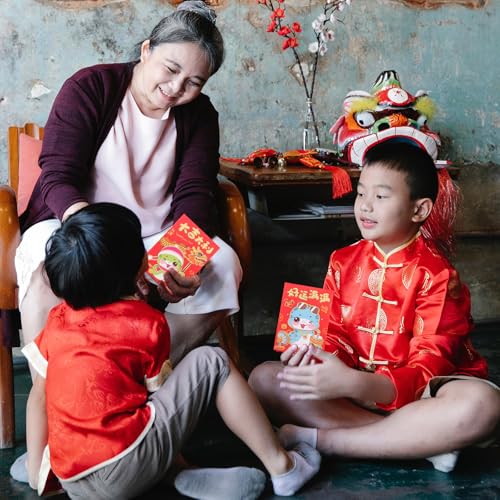 NUOBESTY 36pcs Year of The Snake Red Envelopes 2025 Year Money Envelopes Spring Festival Red Paper Packets for New Year Spring Festival Present Supplies - Image 3