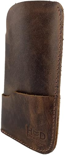 Miniatura 3 de Hide & Drink, Funda rústica para gafas de sol y cartera hecha a mano de cuero de grano completo