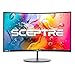 Sceptre Curved 27-inch Prime Monitor up to 100Hz 1080p, HDMI x2, VGA, 99% sRGB, Built-in Speakers, R1500, Machine Black 2025 (C275W-1920RN Series)