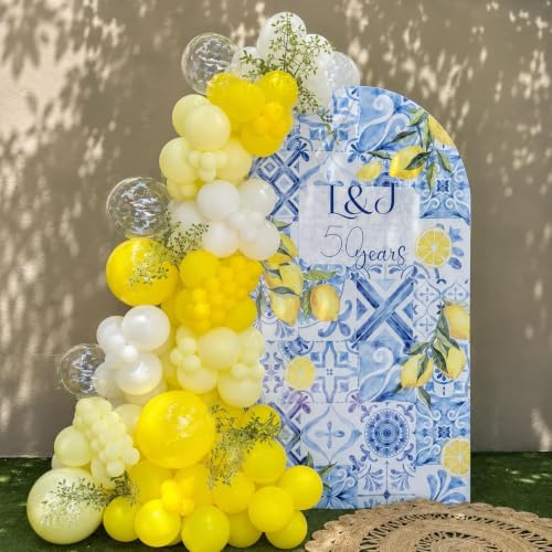 Image of Togvu Pastel Yellow Balloons, 50Pack 12 Inch Light Pale Yellow Latex Party
