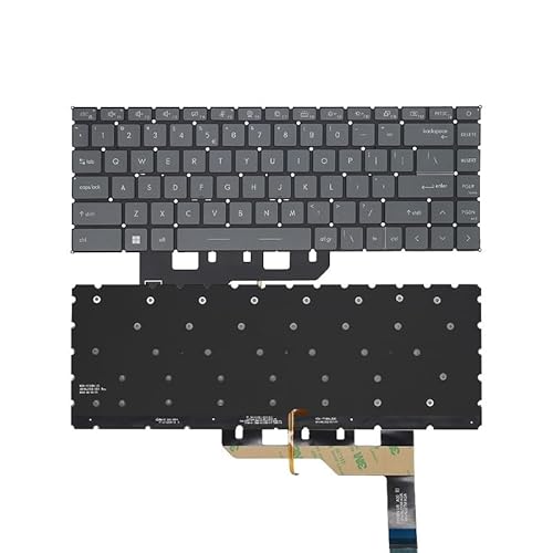 MSI Creator Z16 A11UET A12UX MS1571 V194222BK V203022AK ノートブック用 US/ロシア語バックライトキーボード(US Grey Backlit)