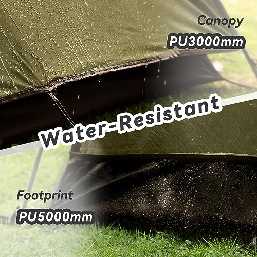 Forceatt Camping Tent 2/3/4 Person Professional Waterproof & Windproof Lightweight Backpacking Tent の商品画像 2