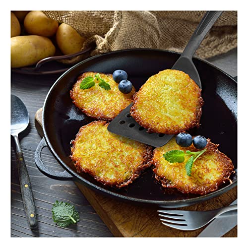 Foto von Westmark Pfannenwender, 2 Stück, Breite Auflagefläche und speziell abgeflachte Kante, Kunststoff, Gentle, Schwarz, 283722E3