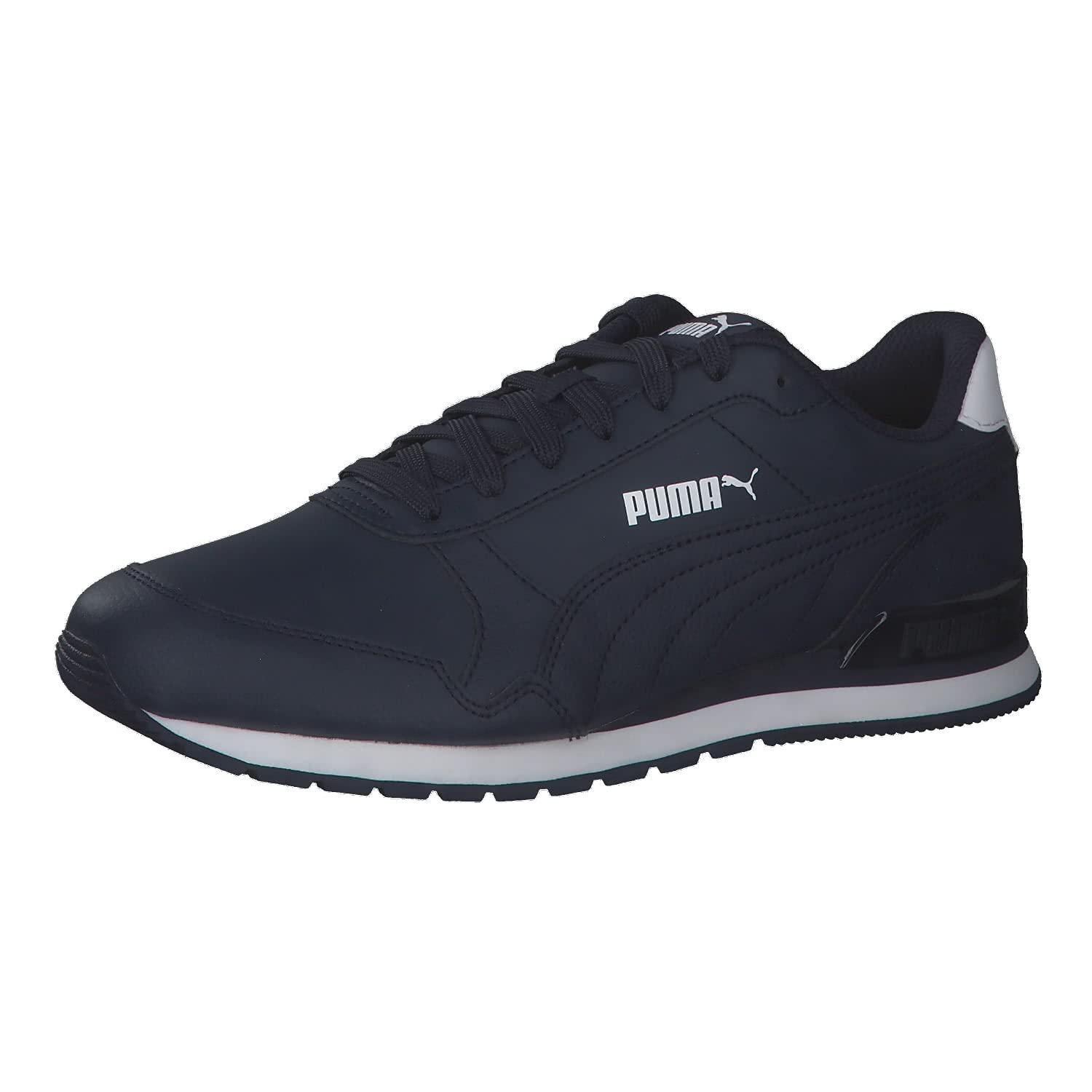 Puma Unisex St Runner V2 Full L Sneaker, Peacoat Puma White, 40.5 EU