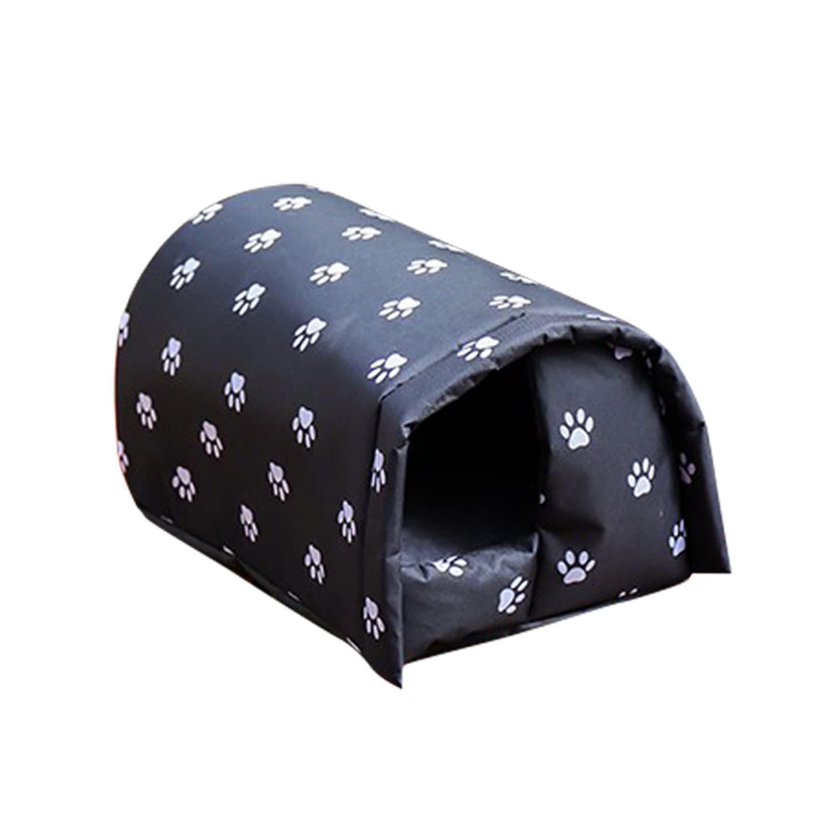 Dog Trolley System for Large Dogs 100 Erproof Warm Cat W House Foldable And Outdoor Cat Bed Cold-proof At Pet Bed/Mat (Black, One Size)